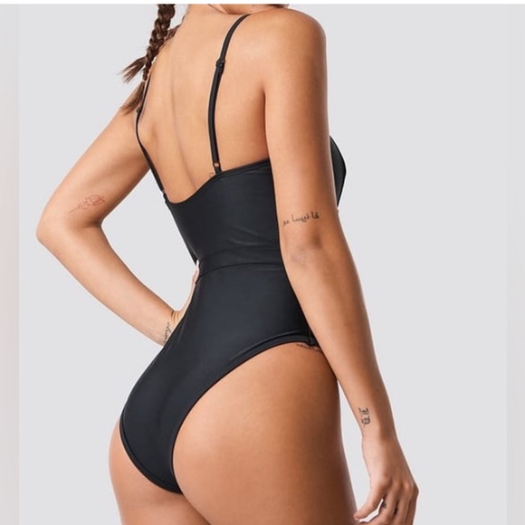Fortune Swimwear bustier corset strapless swimsuit black small - Picture 8 of 8